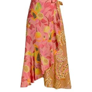 NWOT Farm Rio dual print wrap skirt size medium